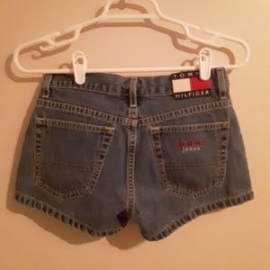 Tommy Jeans big logo jean shorts